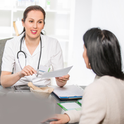 Doctor Talking with Patient