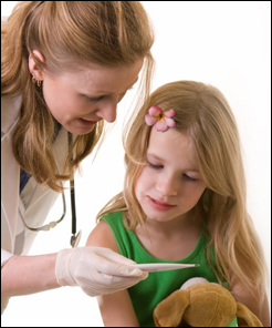 Child with a Doctor